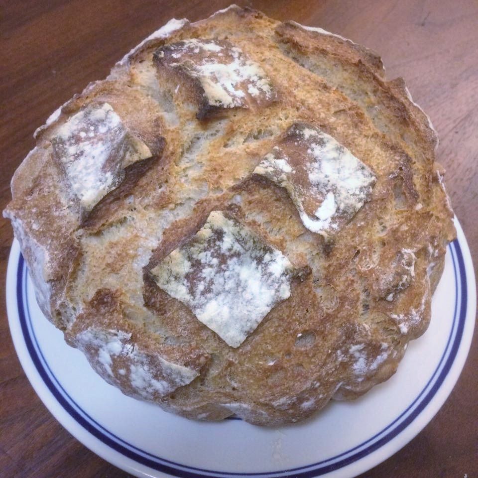 Einkorn bread from Frederick maryland chef chris spear
