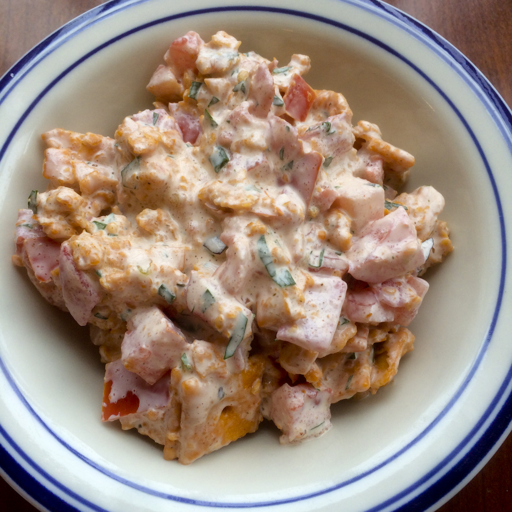 Hot & Spicy Cheez-It Cracker Salad - Perfect Little Bites