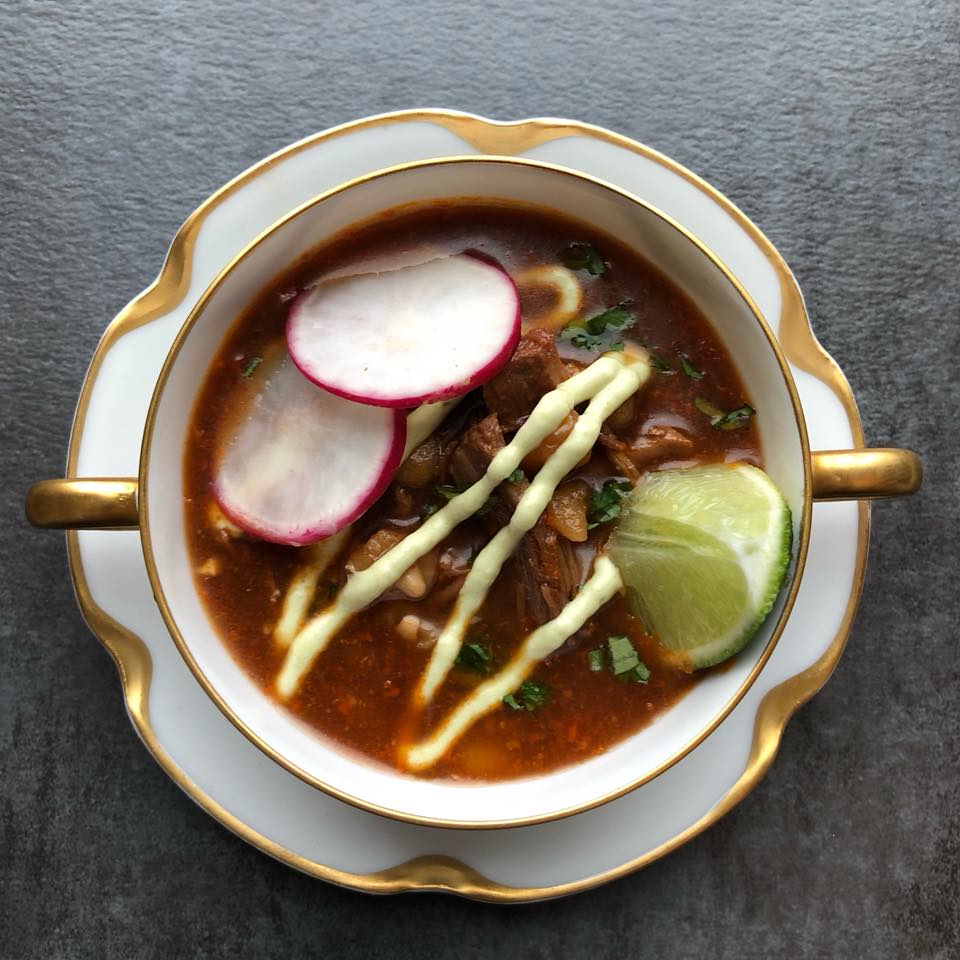 pork and hominy pressure cooker pozole recipe by frederick maryland chef chris spear