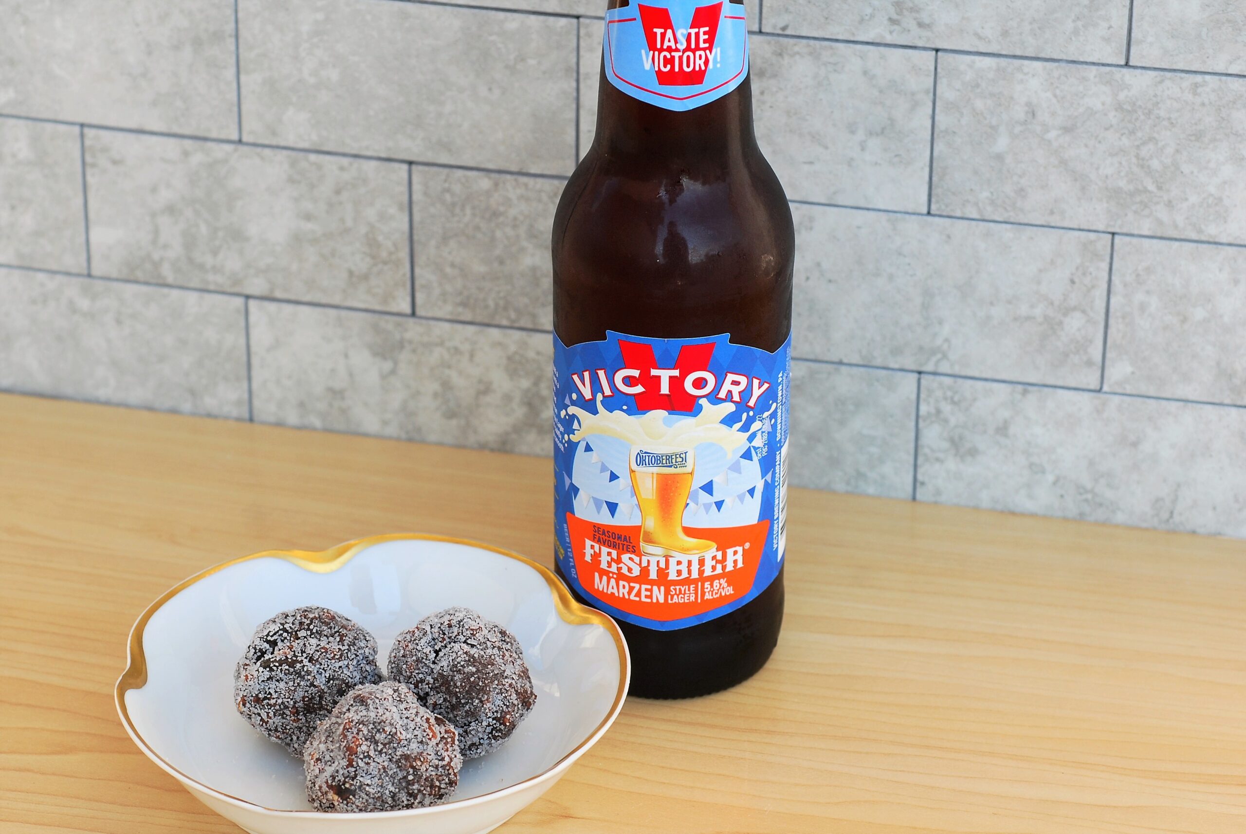 Octoberfest Beer & Pretzel Truffles