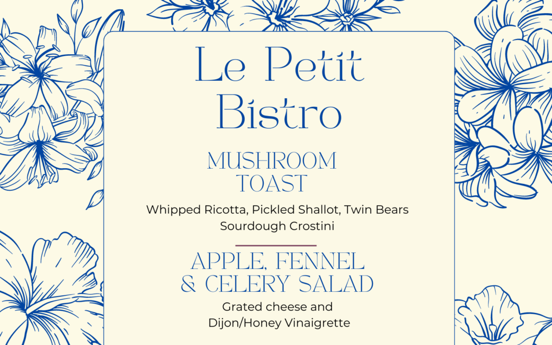 French-Inspired Bistro Menu for Perfect Little Bites